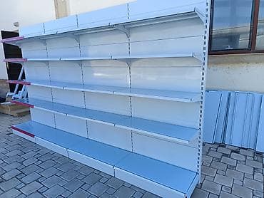 Mağaza avadanlığı: Çox az işlənib. Yeni kimidir. Bir dəstin hündürlüyü 2.1 m, eni isə 0.9 — 2