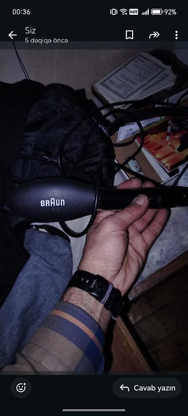 darag: BRAUN elektrik saç darağı – düzləşdirici fırça - Brend: Braun - Tip — 5