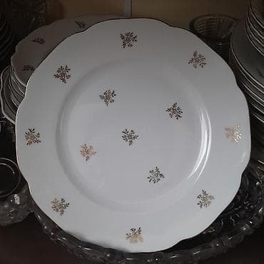 Boşqablar, rəng - Ağ, Farfor, Çexiya