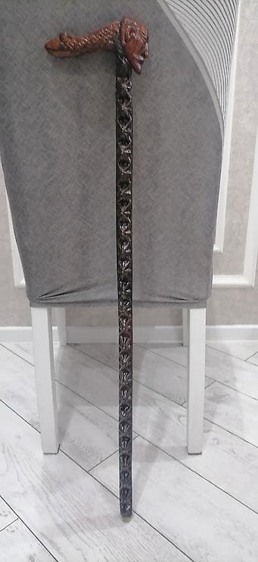 Инвалидные коляски: Taxta əl istehsalı əsalıq (əsə) – oyma dekorlu - Material: bərk ağac — 2