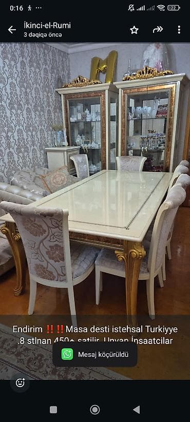 turk sobası: 8 stul — 1