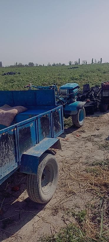 azerbaycanda traktor satisi: Məhsul: Motoblok qoşqulu yük daşıma komplekti Təsvir: - Güclü mavi — 4