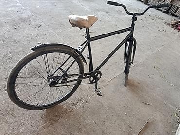 saft bicycle: Şəhər tipli klassik velosiped - Rəng: qara - Çərçivə: düz, klassik — 1