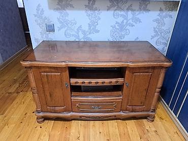 taxta rəf: Düz TV altlığı, Polkalı, Taxtalı — 1