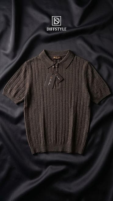 wolt forma: DIFFSTYLE kişi polo sviteri - Model: qısaqoll, polo yaxalı - Dizayn — 2