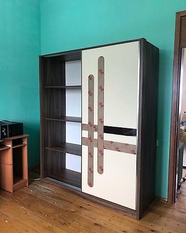 isqaf: Dolab Fabrik istehsalidir. em 165 sm hundurluk 2m derinlik 55sm Krem — 3