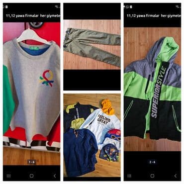 Manejlər: Kurtka, Oğlan üçün, 10 - 12 yaş, Benetton — 1