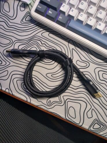 ekran wekileri: Dısplay port kabel 1 metrdir DP 2.1 di 8K 120 hz 4k 240 hz 2k 480 hz — 1