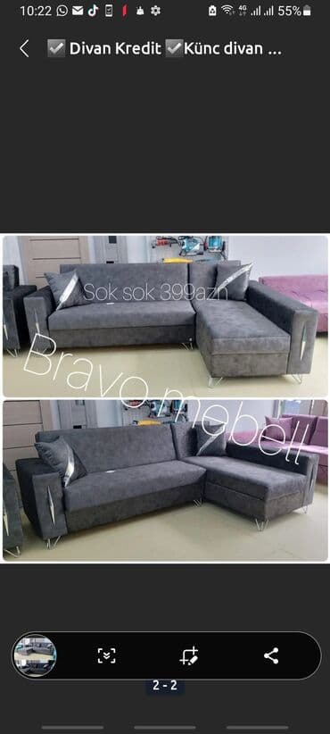 qupka: Künc divan, Yeni, Açılan, Bazalı, Ödənişli çatdırılma — 7