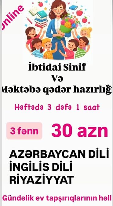 Məktəbəqədər və ibtidai sinif hazırlığı, Azərbaycan dili