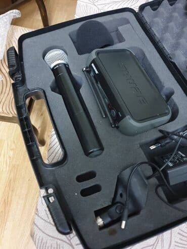 radio maqnitafon: Yeni Radio Mikrofon Shure — 1