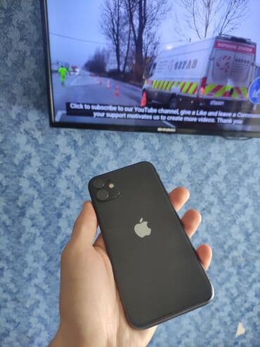 balaca apple: IPhone 11, 128 GB, Qara, Face ID — 1