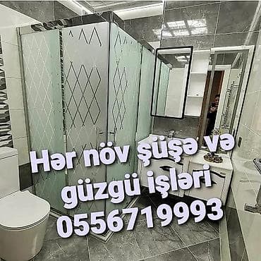 imperator xalca yuma: 🪟Hər növ şüşə və güzgü işləri: duş kabin,arakəsmə,fasat,qumlama,əyilmə — 2