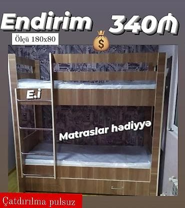 Ikimərtəbəli çarpayı matras 🎁