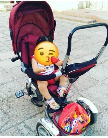 универсальные трехколесные коляски: Трехколесная коляска, Б/у, Самовывоз — 1