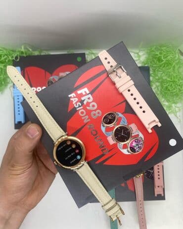 saat telefonlu: ️FR98 Akıllı Saat Endirim 85Yox 50Azn Íncə Xanımlar üçün ideal mehsul — 7