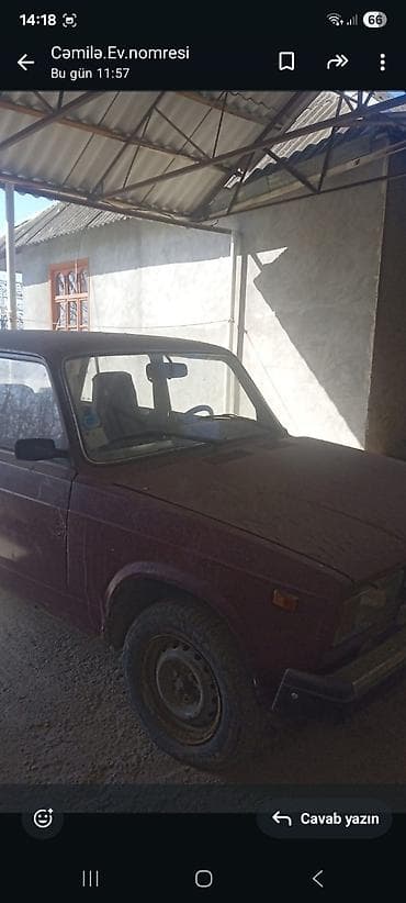 maşın 09: VAZ 2107 sedan - Kuzov: 4 qapılı, bordovı rəng - Nömrə: 55-BH-551 (AZ — 2