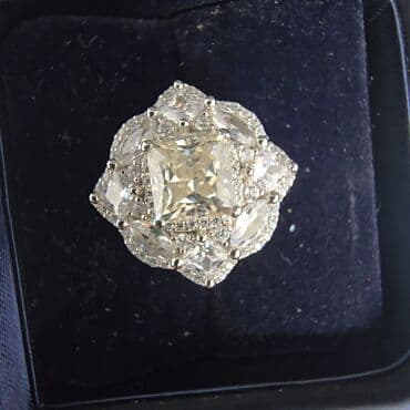 tek qaş: Üzük, Gümüş, Brilyant, 2.01-2.50 Karat — 3