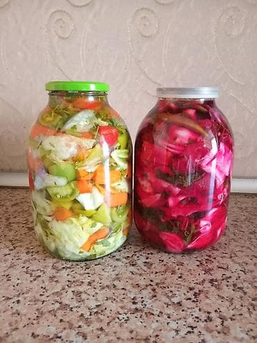 acı bibər turşusu qiyməti: Kelem tursusu 3kq balon 6azn qarisiq kelem tursusu 3kq balon 6azn — 1