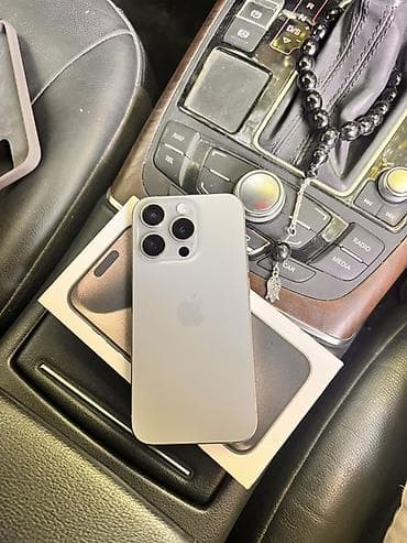 processor core i7: IPhone 15 Pro, 128 GB, Natural Titanium, Simsiz şarj, Face ID — 5