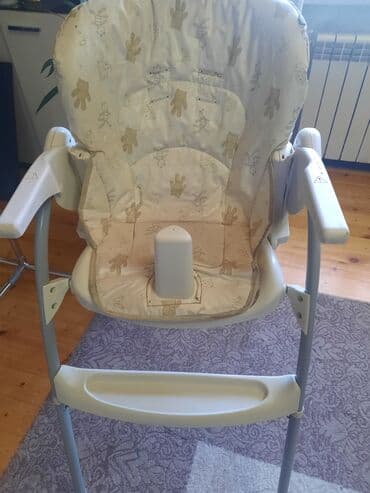 детский компьютерный стул: Uşaq yemək stulu - Yumşaq, naxışlı oturacaq və bel dəstəyi; arxada — 4