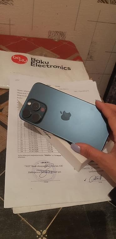 alfa: IPhone 15 Pro Max, 512 GB, Blue Titanium, Zəmanət, Face ID, Sənədlərlə — 3