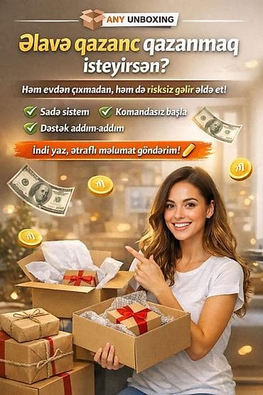 evde online is: ANY UNBOXING – evdən çıxmadan əlavə qazanc imkanı — 1