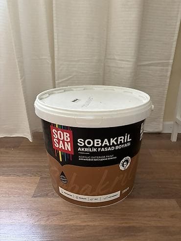 su samuru: Akril Fasad üçün boya, SOBSAN, 25 kq, Suya davamlı — 1
