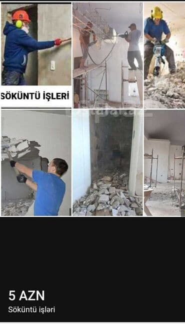 самовывоз строительного мусора: Biz birqada olaraq.Menzil, obyekt ofis.Bag evləri və s.Kimi yerlerde — 1