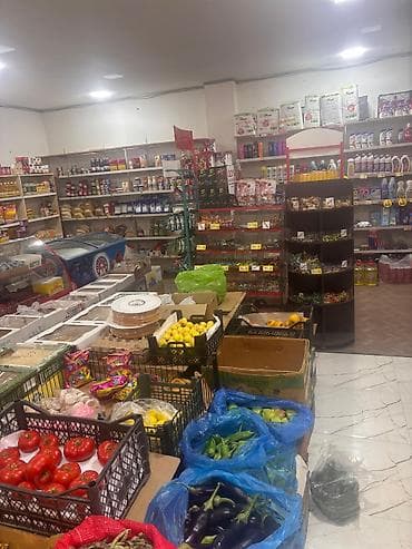 Ərzaq mağazası arendaya verilir. Ünvan Gəncə hava limanı şosesi SOCAR — 3