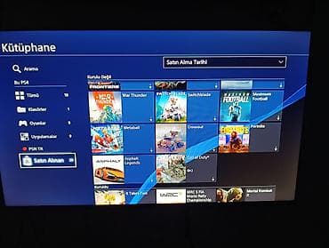 ghost of: PS4 slim 500gb ideal, plombu üzərində, 2 pult +20 oyun (türk akauntu — 6