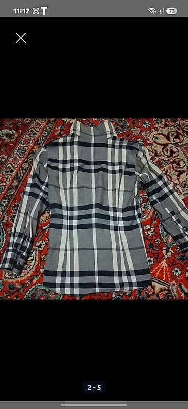 usta geyimi: Burberry London köynəyi - Dizayn: klassik böyük dama (bejevı, tünd — 2