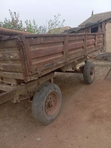 mercedes 124 dizel: Kənd təsərrüfatı üçün ikioxlu qoşqu (traktor qoşqusı) - Ümumi — 5