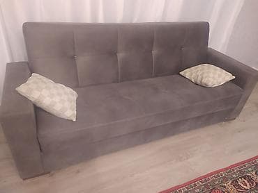 metbex divan desti: Yemək otağı dəsti + divan - Yemək masası və 6 ədəd stul: tünd ağac — 3