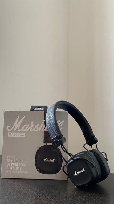 oyun qulaqciq: Yeni Simsiz (Bluetooth) Qulaqcıqlar, Marshall, rəng - Qara — 1