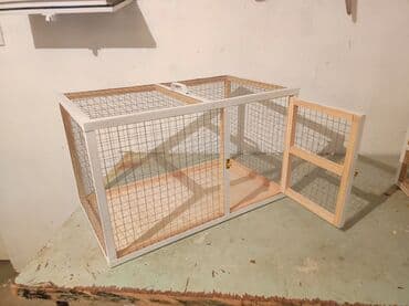 ag dovsan: Dovşan,cücə,pişik,hamster,quş ve s kimi ev heyvanlari üçün qəfəsler — 3