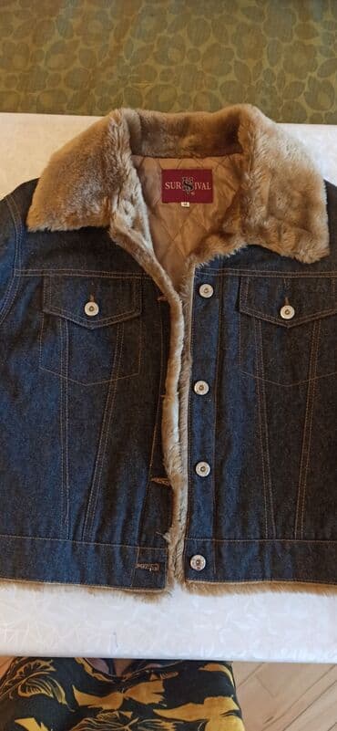 Toy paltarları və aksesuarları: Cins kurtka Survival firmasi,100%cotton(pambıqM razmer,yeni,25 manat — 3