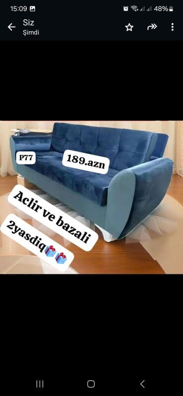 диваны из европы: Divan, Yeni, Açılan, Bazalı, Parça, Ödənişli çatdırılma — 1
