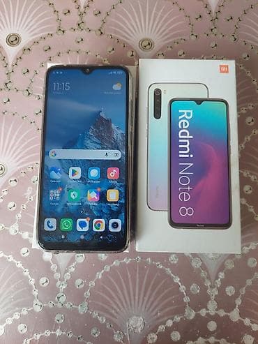 irşad electronics xiaomi redmi note 8: Xiaomi Redmi Note 8 – qutu ilə - Ekran: 6.3" Full HD+ IPS — 3
