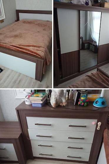 L🅰/ Kilim yataq dəsti 500azn. Taxtın matrası və bazası var, eni 175