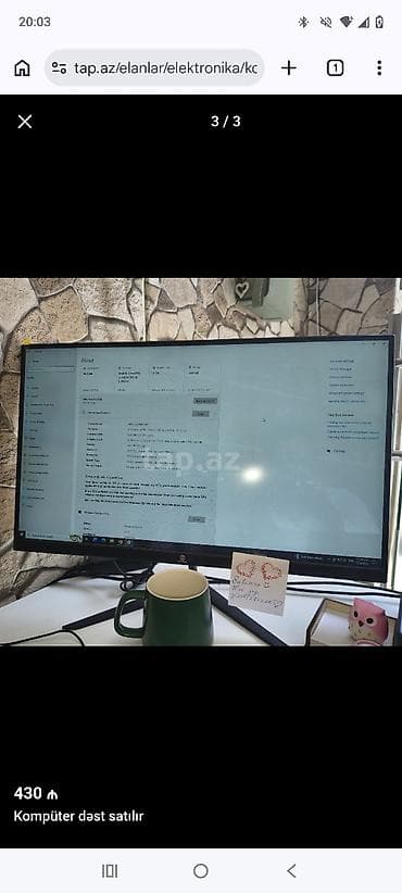 16: Komputer dəsti təcili satılır 430 AZN - Sistem bloku: 3 ARGB ön — 1