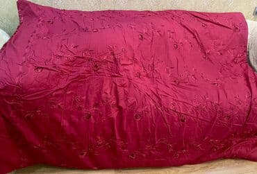 toxumaq üçün saplar: Yataq üçün rəng - Qırmızı Yataq örtüyü — 3