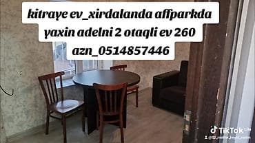 40 kv. m, 2 otaqlı, Kombi, Qaz, İşıq