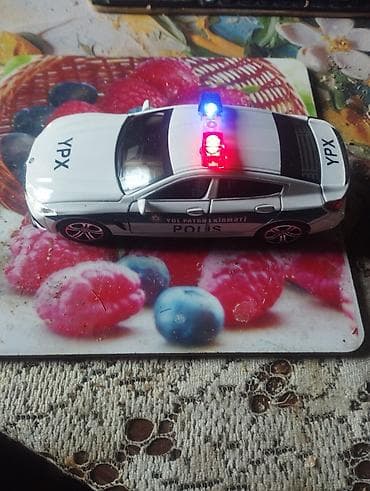 cd disk: YPX (Yol Patrul Xidməti) polis maşını modeli - Korpus: ağ rəngli — 5