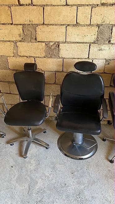 ucuz kreslolar: Bərbər/kosmetoloji kreslolar dəsti - Model: salon üçün peşəkar bərbər — 2