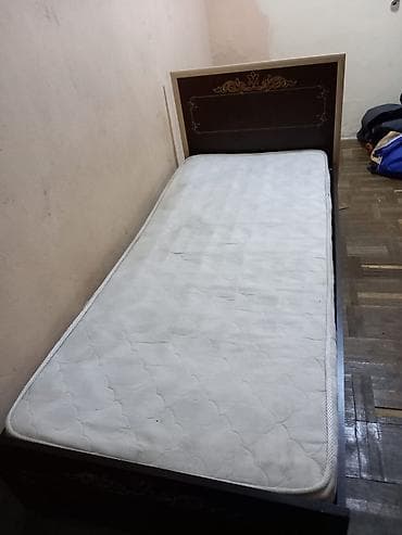 saloglu tek carpayi: Təknəfərlik çarpayı, Matras ilə, Siyirməsiz — 2