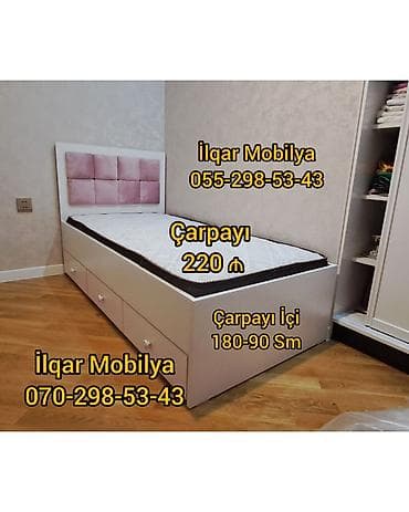 carpayi demiri: Oğlan və qız üçün, Yeni, Çarpayı, Bazasız, Matrassız, Siyirməsiz — 1