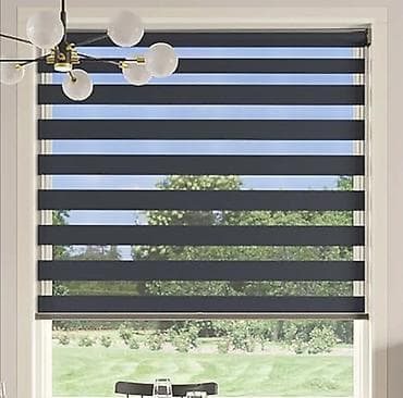 pencere perde: Zebra jalüz pərdələr - İkili qatlı zebra sistemi: şəffaf və sıx — 8