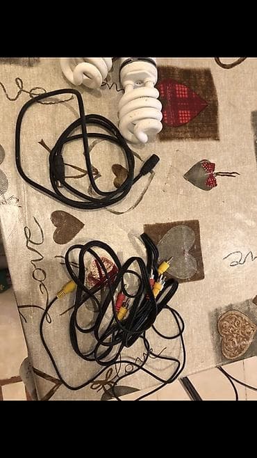 Kabel dəsti - 1 ədəd kompozit AV kabeli: sarı (video), qırmızı və ağ