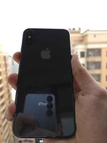 usb type c: IPhone X, 64 GB, Qara, Zəmanət, Face ID, Sənədlərlə — 2